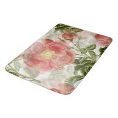 Bloemige Roos Bloesems Vintage Badmat (Gekanteld)