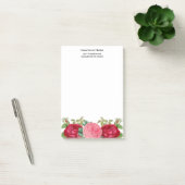 Bloemige Roze Rode Rozen  Post-it® Notes (Kantoor)