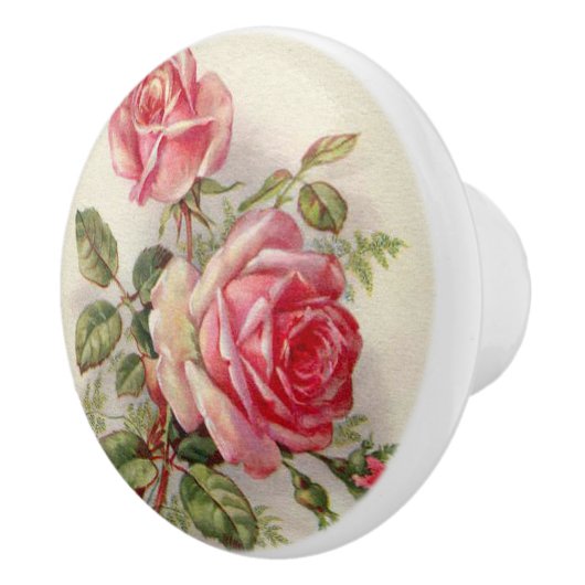  bloemige rozen home decor Keramische knop (Rechts)