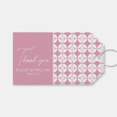 Bloemige ruit zeven schatten Hanabishi Shippo Japa Cadeaulabel (Voorkant (Horizontaal))