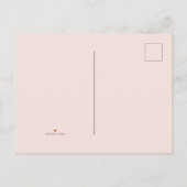 Bloemige Save The Date Kaart (Achterkant)