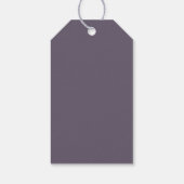 Bloemige Schedel Halloween Bruiloft Feest Favor Cadeaulabel (Achterkant)