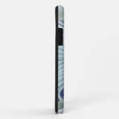 Bloemige schoonheid Abstract moderne blauwe pastel Case-Mate iPhone Case (Achterkant/rechts)