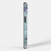 Bloemige schoonheid Abstract moderne blauwe pastel Case-Mate iPhone Case (Achterkant / Rechts)