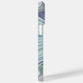 Bloemige schoonheid Abstract moderne blauwe pastel Case-Mate iPhone Case (Achterkant / Rechts)