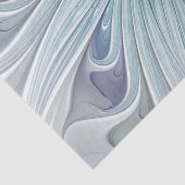 Bloemige schoonheid Abstract moderne blauwe pastel Tissuepapier (Detail)