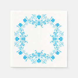 Bloemige servetten met bloemmotief