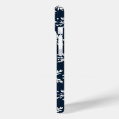 Bloemige Sneeuwvlokken Patroon Case-Mate iPhone Case (Achterkant / Links)