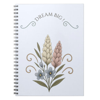 Bloemige Spiraal Foto Notitieboek | Elegante Journ