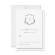 Bloemige Stofblauwe Bruiloft