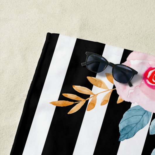 bloemige strandlaken (In situ)