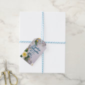 bloemige tak cadeaukaart cadeaulabel (Met Touw)