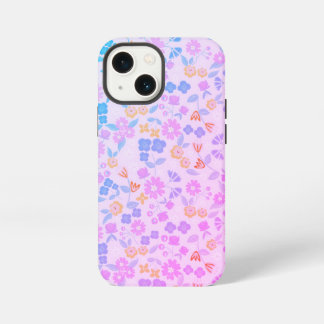 Bloemige telefoonhoes met ditsy print iPhone 13 mini hoesje