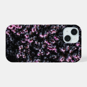 Bloemige telefoonhoesje iPhone 15 case (Achterkant horizontaal)