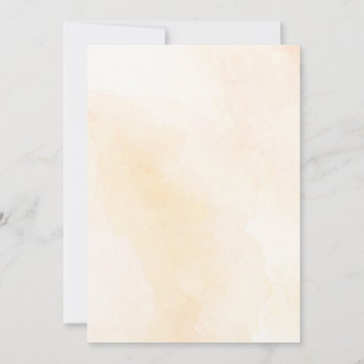 Bloemige Terracotta Boho Bruidsfeest  Bedankkaart (Achterkant)