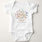 Bloemige Theekop Romper