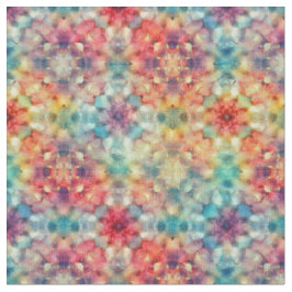 Bloemige Tie-dye Stof