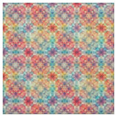 Bloemige Tie-dye Stof (Swatch)