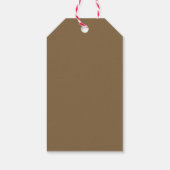 Bloemige Tijd voor Thee Bruidsbruiloft Bedankt Cadeaulabel (Achterkant)