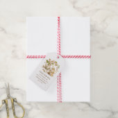 Bloemige Tijd voor Thee Bruidsbruiloft Bedankt Cadeaulabel (Met Touw)