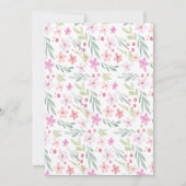 Bloemige Toast Kaart (Achterkant)