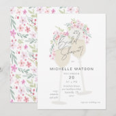 Bloemige Toast Kaart (Voorkant / Achterkant)