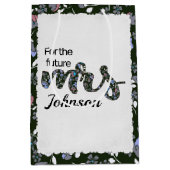 Bloemige Toekomst Bruidsfeestje Medium Cadeauzakje (Voorkant)