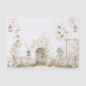 Bloemige Tuin Decoupage Tissuepapier (Voorkant)