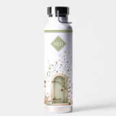 Bloemige Tuin Monogram Waterfles (Links)