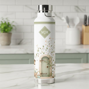 Bloemige Tuin Monogram Waterfles