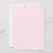 bloemige verloving save the date uitnodiging (Achterkant)