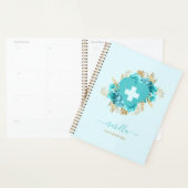 Bloemige verpleegsterstudent planner (Display)