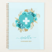 Bloemige verpleegsterstudent planner (Voorkant)