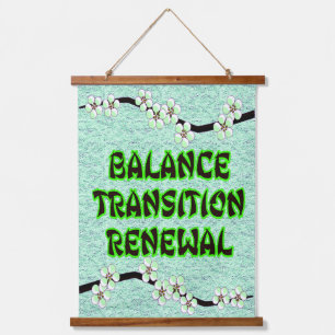 bloemige vibraties hangend wandkleed