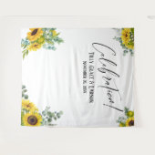 Bloemige viering! Foto-achtergrond Wandkleed (Voorkant (horizontaal))