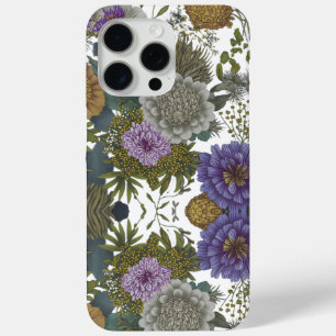 Bloemige Vintage Botanische Bloesem iPhone 15 Pro Max Hoesje