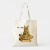 Bloemige vintage Essence sterrenbeeld- Maagd Tote Bag (Achterkant)