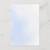 Bloemige Vintage Lente Bruiloftsreceptie Informatiekaartje (Achterkant)