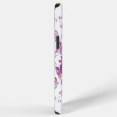bloemige vintage paarse mandala iPhone hoesje (Rechterkant)
