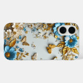 ✨ Bloemige Vlinder Harmonie Bloei 🌸 Levendige Nat Case-Mate iPhone Case (Achterkant (horizontaal))