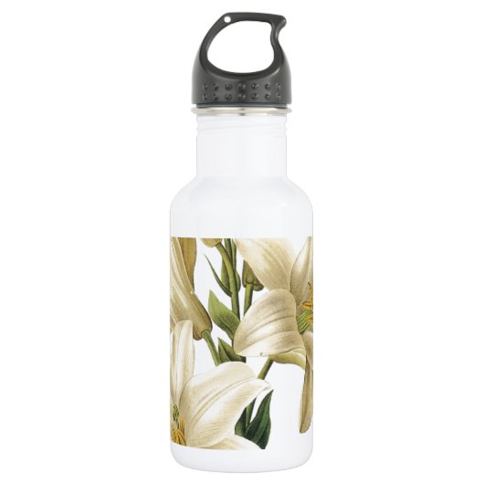 Bloemige Vreugde Waterfles (Voorkant)