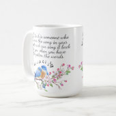 Bloemige Vriendschap Koffiemok (Voorkant links)