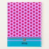  bloemige  vrolijke inspiratie planner (Achterkant)