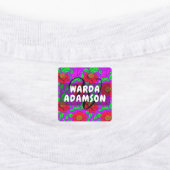 Bloemige Waterdichte Labels voor Meisjes - Naam Kl (Aangebracht)