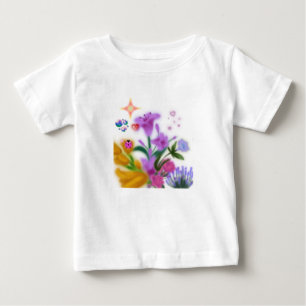 Bloemige Wazige Kids T-Shirt