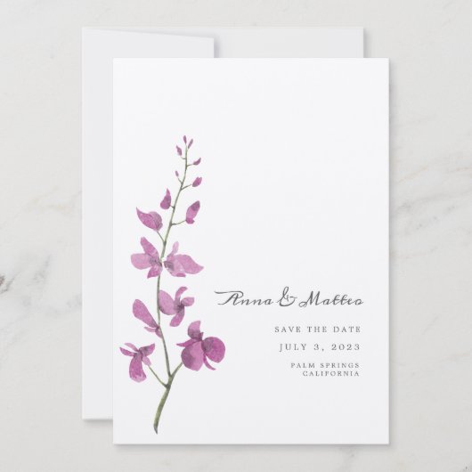 Bloemige wieden Save The Date (Voorkant)