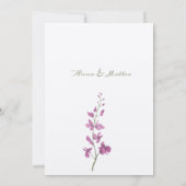 Bloemige wieden Save The Date (Achterkant)