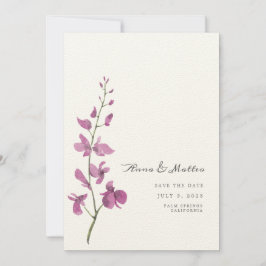 Bloemige wieden Save The Date
