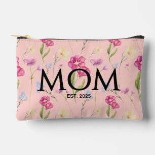 Bloemige Wilde Bloem Roze Moeder Gevestigd Etui