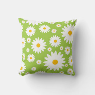 Bloemige Witte Madeliefjes Bloemen Madeliefjes Gro Kussen